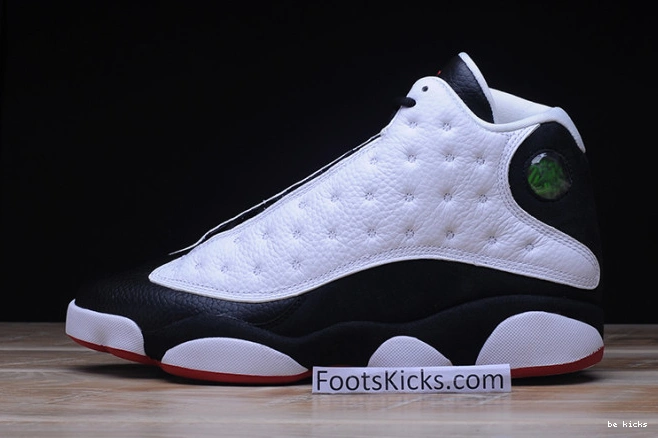  air game" "he 309259-104 retro white black-true got red jordan 13 0416